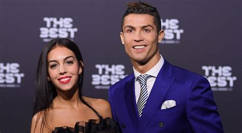 ronaldo with his wife.